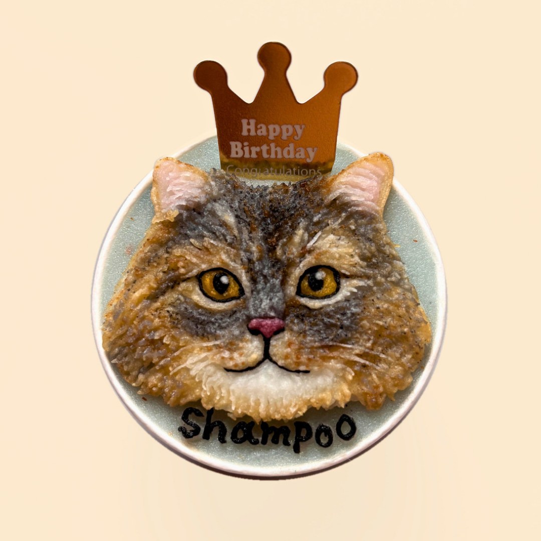 猫用オーダーケーキ 似顔絵｜LOULOU PETCAKE
