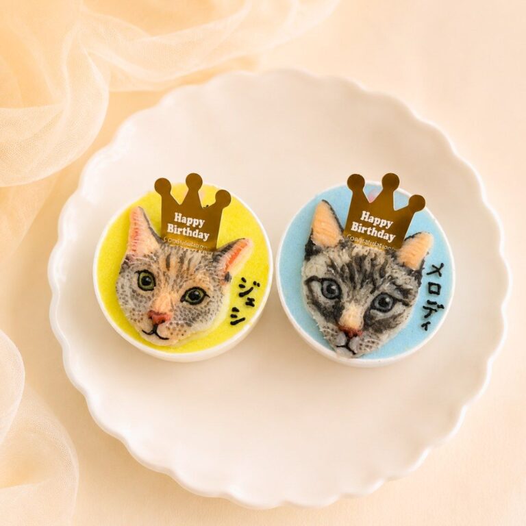 猫用オーダーケーキ 似顔絵｜LOULOU PETCAKE