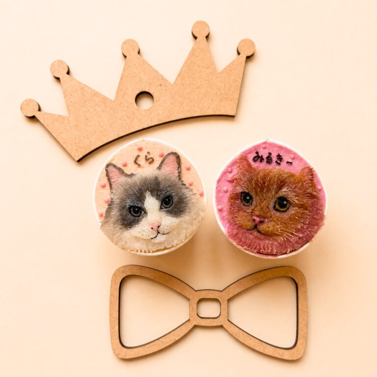 猫用オーダーケーキ 似顔絵｜LOULOU PETCAKE