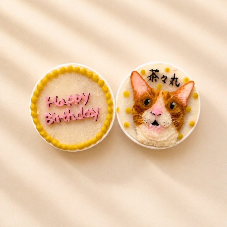 猫用オーダーケーキ 似顔絵｜LOULOU PETCAKE
