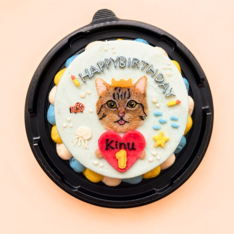猫用オーダーケーキ 似顔絵｜LOULOU PETCAKE
