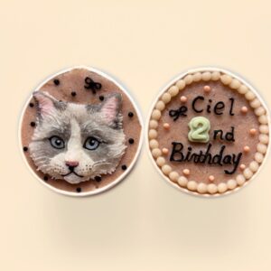 猫用カップケーキ 似顔絵｜LOULOU PETCAKE
