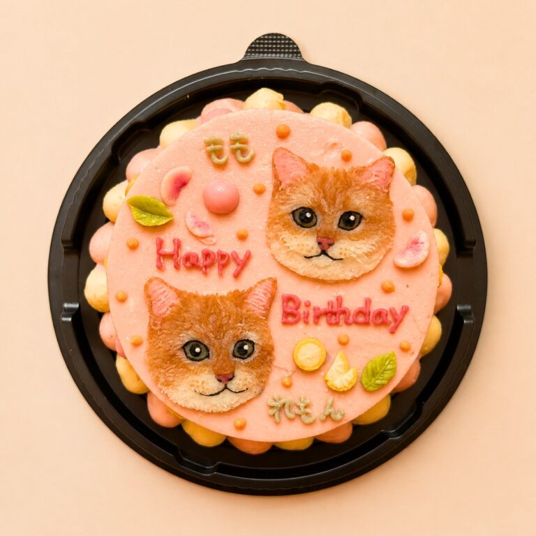 猫用オーダーケーキ 似顔絵｜LOULOU PETCAKE