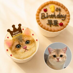 猫用カップケーキ 似顔絵｜LOULOU PETCAKE