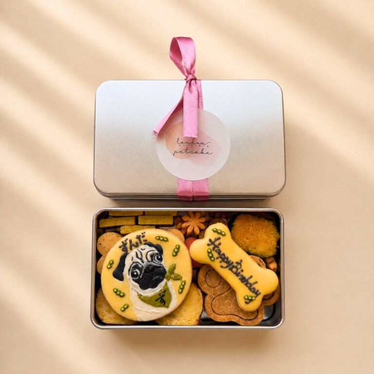犬用クッキー缶｜LOULOU PETCAKE