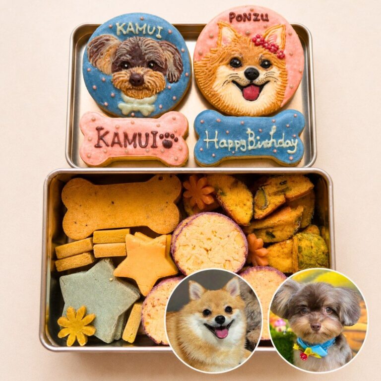 犬用クッキー缶｜LOULOU PETCAKE