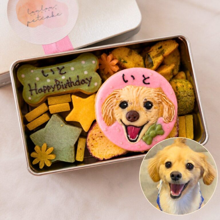 犬用クッキー缶｜LOULOU PETCAKE
