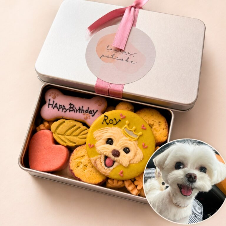 犬用クッキー缶｜LOULOU PETCAKE