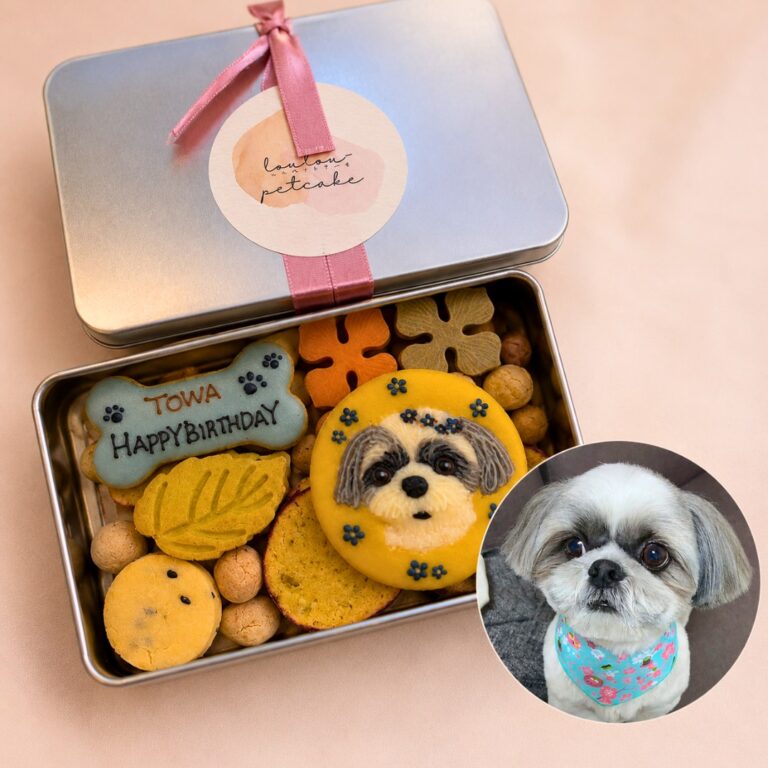 犬用クッキー缶｜LOULOU PETCAKE