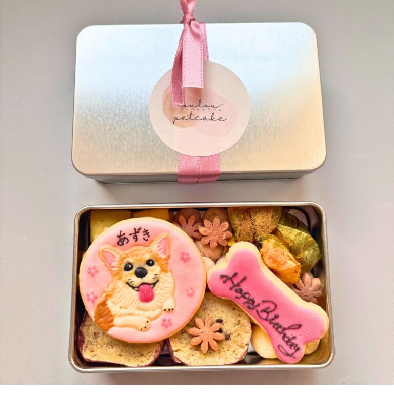 犬用クッキー缶｜LOULOU PETCAKE