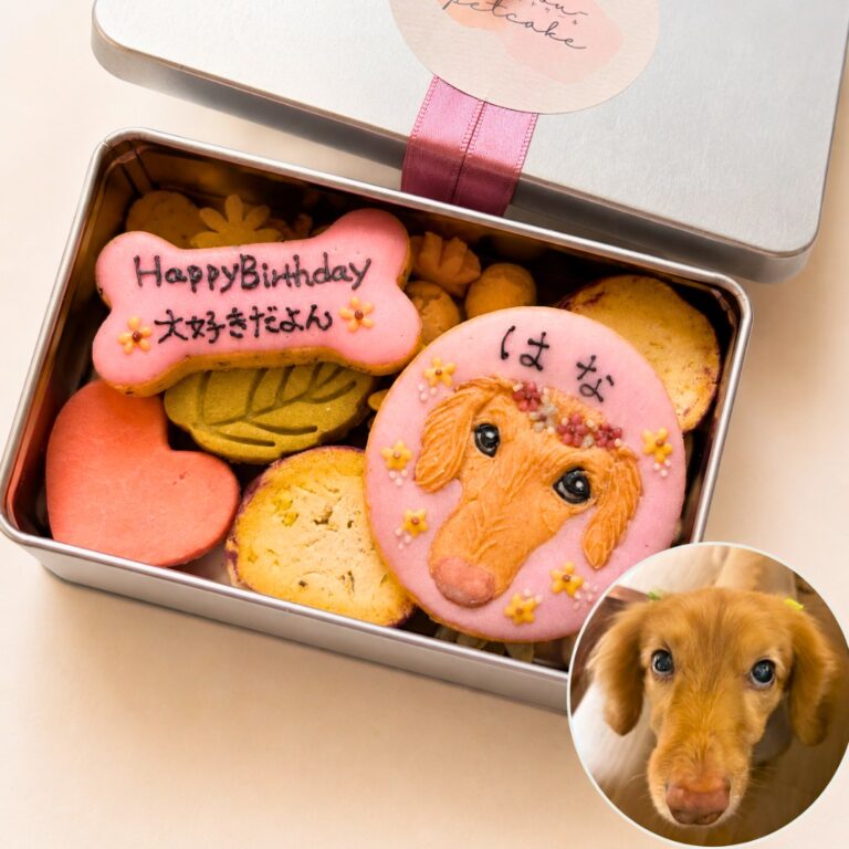 犬用クッキー缶｜LOULOU PETCAKE