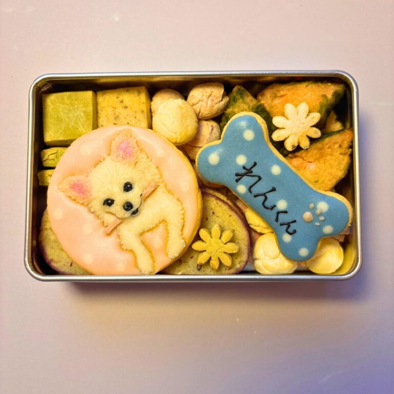 犬用クッキー缶｜LOULOU PETCAKE