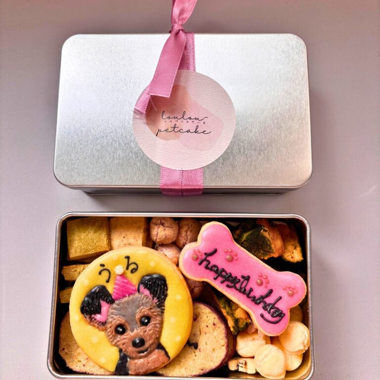 犬用クッキー缶｜LOULOU PETCAKE