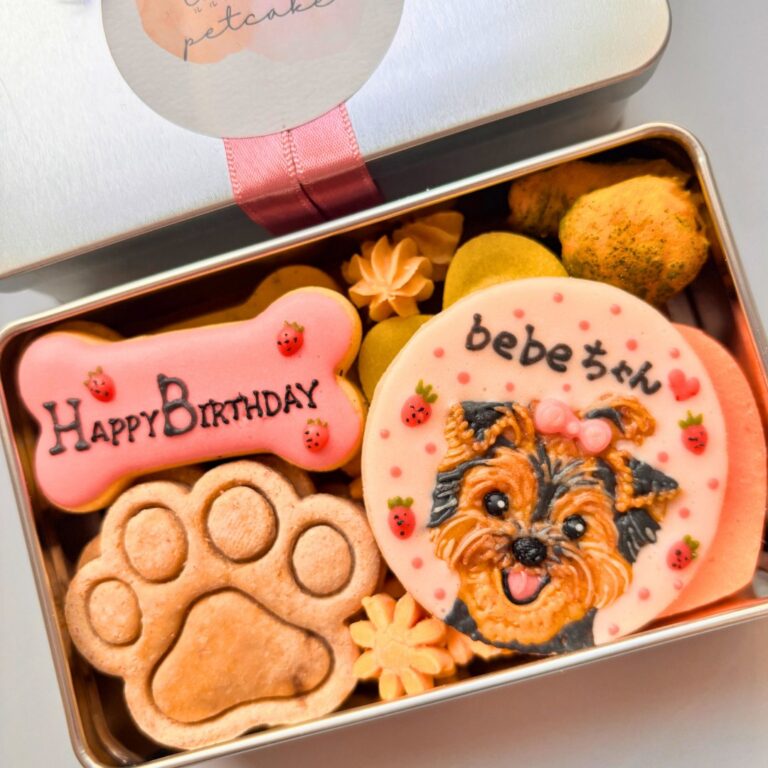 犬用クッキー缶｜LOULOU PETCAKE