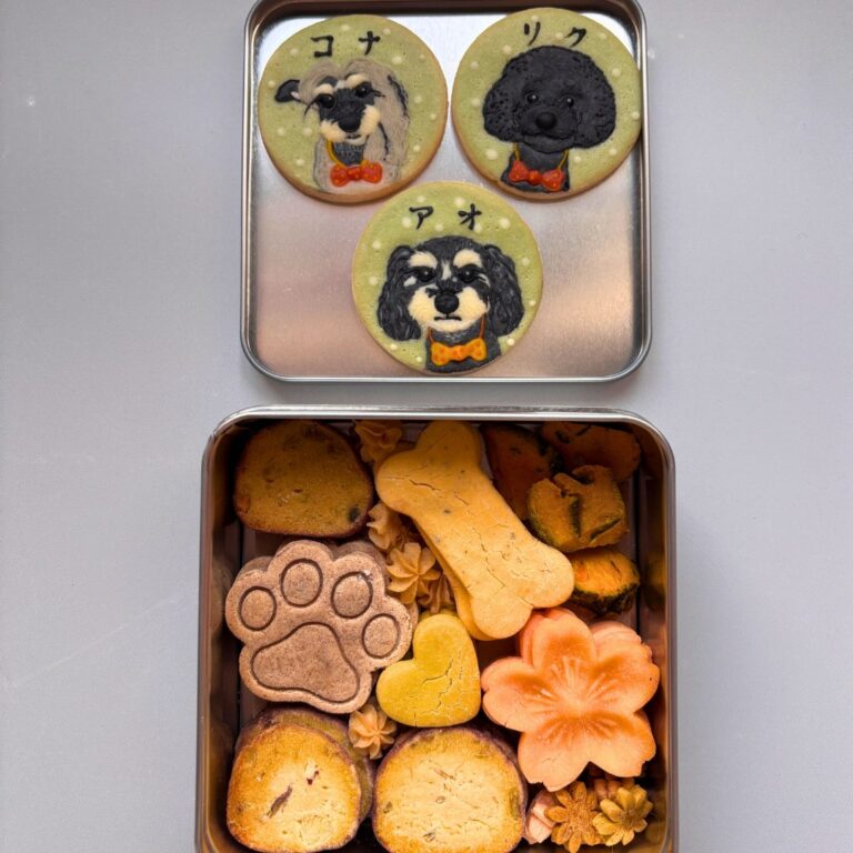 犬用クッキー缶｜LOULOU PETCAKE