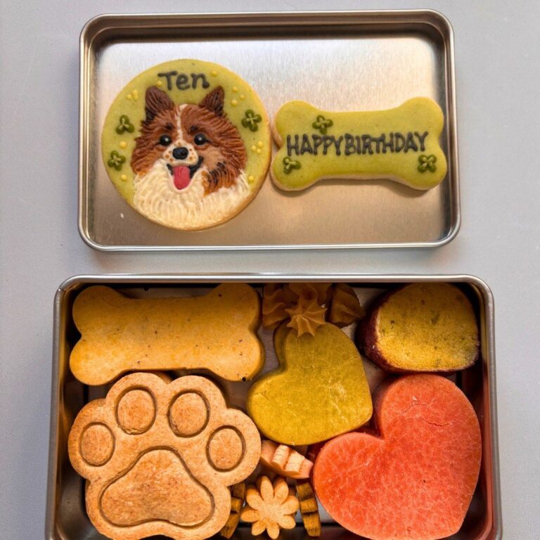犬用クッキー缶｜LOULOU PETCAKE
