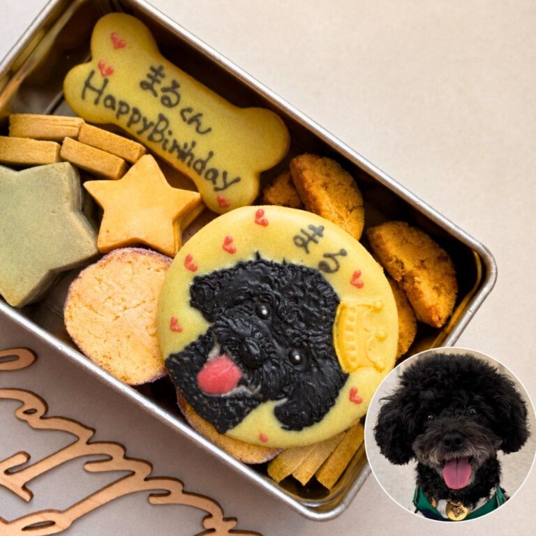犬用クッキー缶｜LOULOU PETCAKE