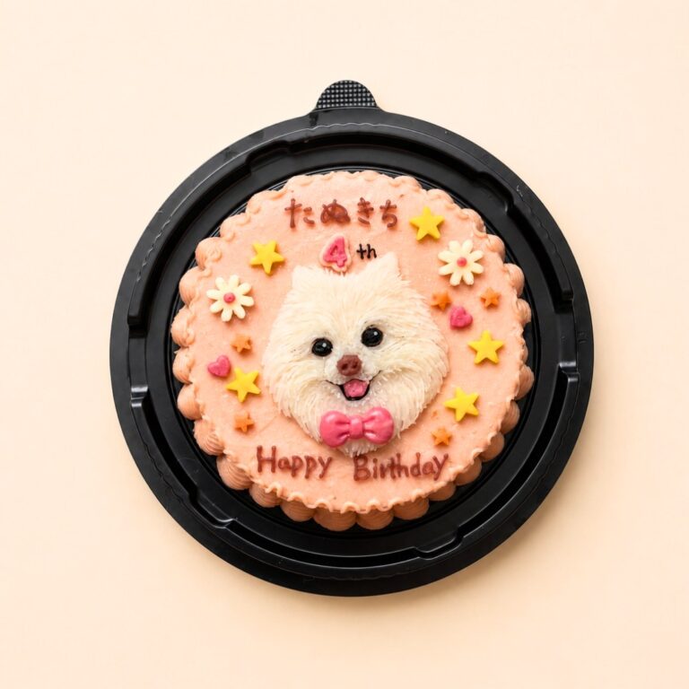 犬用オーダーケーキ 似顔絵｜LOULOU PETCAKE