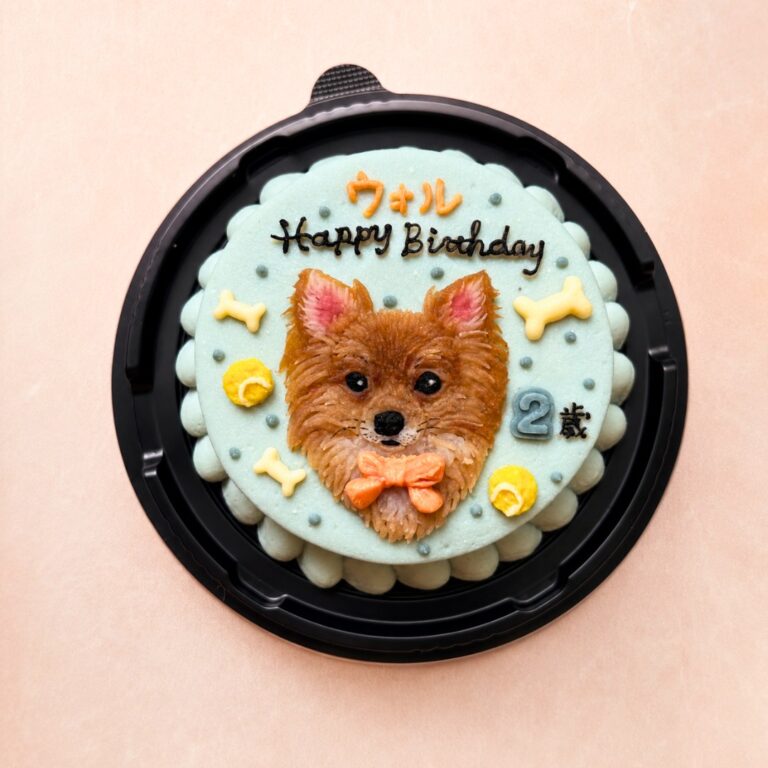 犬用オーダーケーキ 似顔絵｜LOULOU PETCAKE