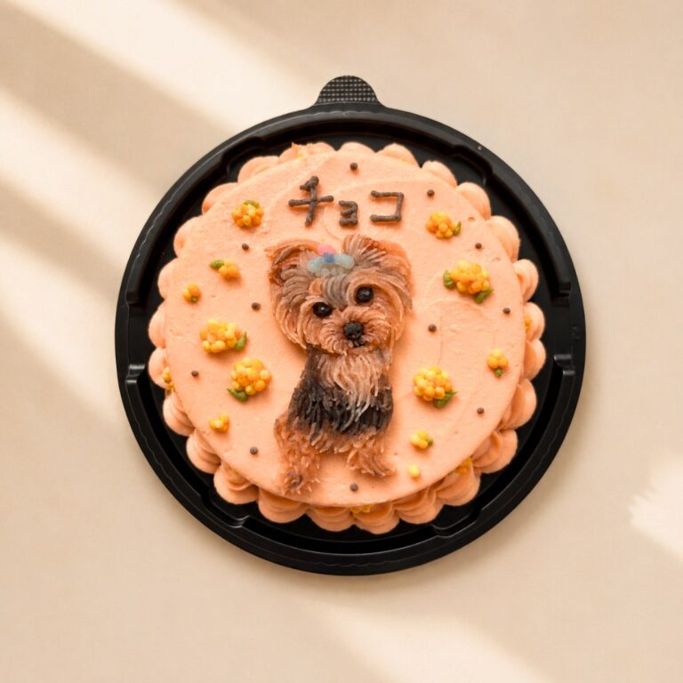 犬用オーダーケーキ 似顔絵｜LOULOU PETCAKE