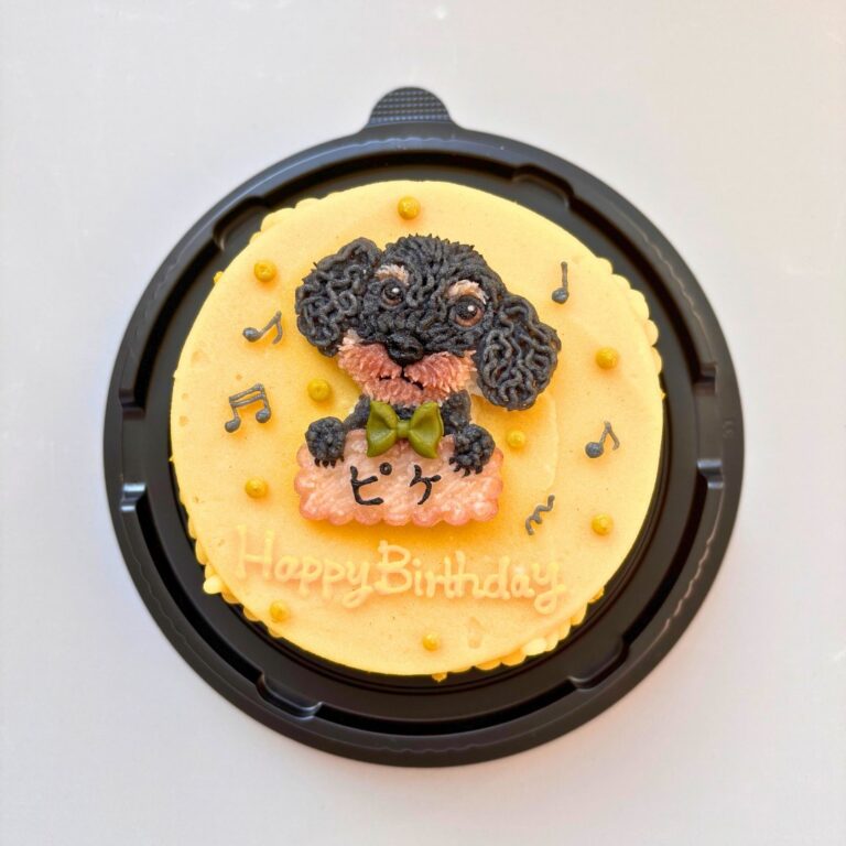 犬用オーダーケーキ 似顔絵｜LOULOU PETCAKE