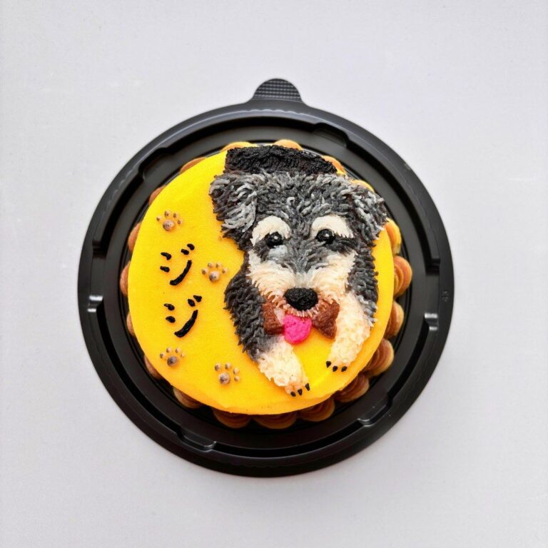 犬用オーダーケーキ 似顔絵｜LOULOU PETCAKE