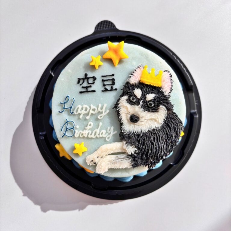 犬用オーダーケーキ 似顔絵｜LOULOU PETCAKE