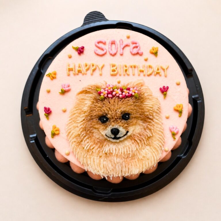 犬用オーダーケーキ 似顔絵｜LOULOU PETCAKE