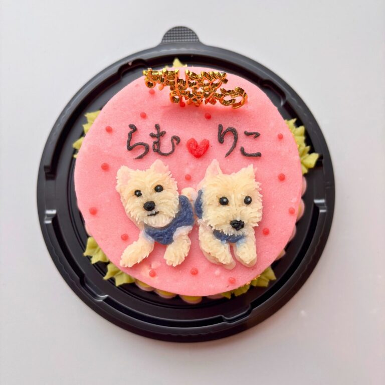 犬用オーダーケーキ 似顔絵｜LOULOU PETCAKE