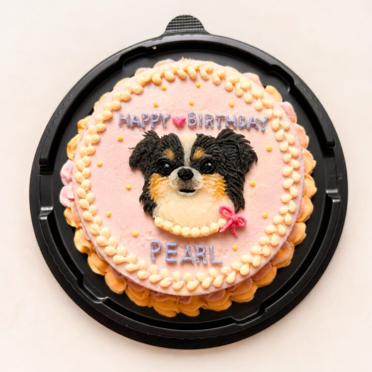 犬用オーダーケーキ 似顔絵｜LOULOU PETCAKE
