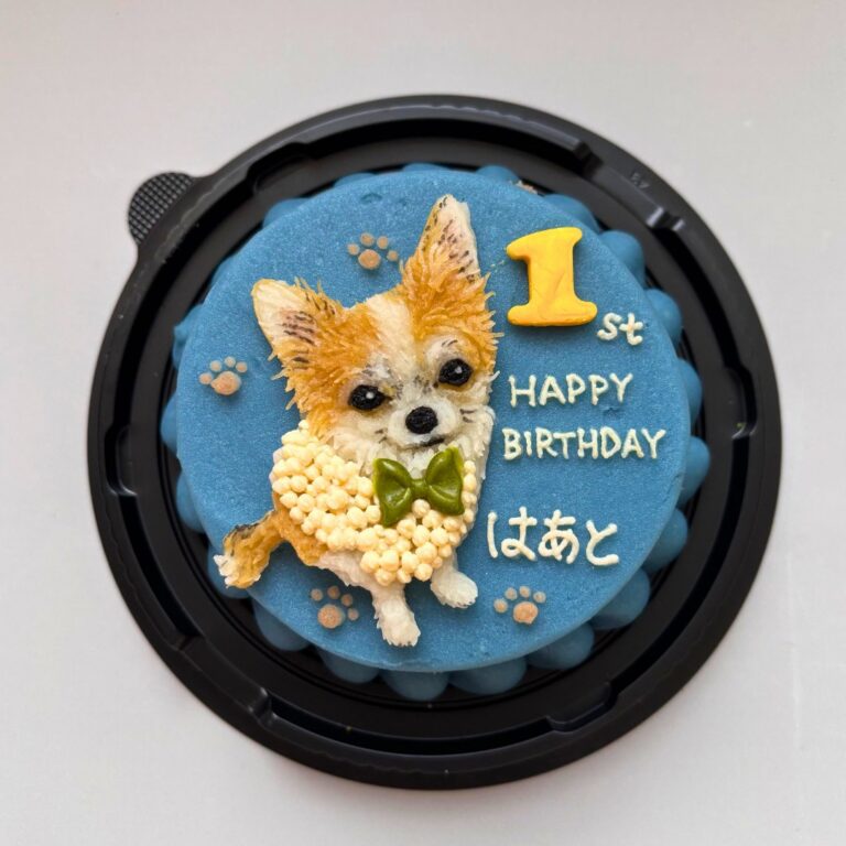 犬用オーダーケーキ 似顔絵｜LOULOU PETCAKE