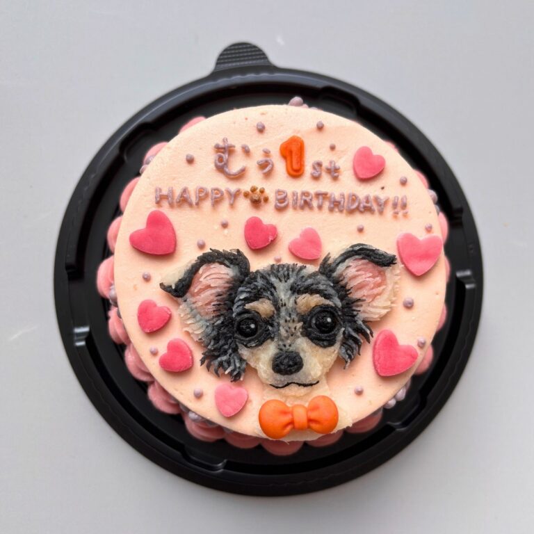 犬用オーダーケーキ 似顔絵｜LOULOU PETCAKE