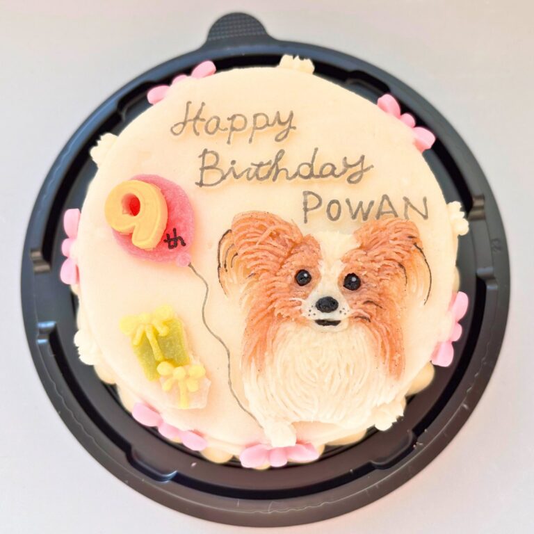 犬用オーダーケーキ 似顔絵｜LOULOU PETCAKE