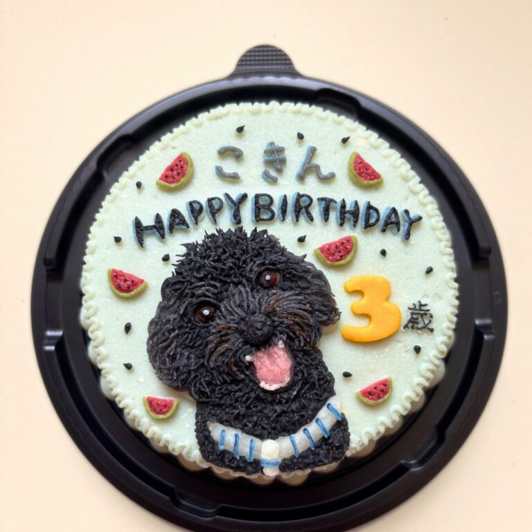 犬用オーダーケーキ 似顔絵｜LOULOU PETCAKE