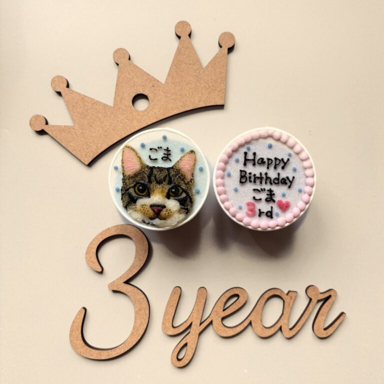 猫用オーダーケーキ 似顔絵｜LOULOU PETCAKE
