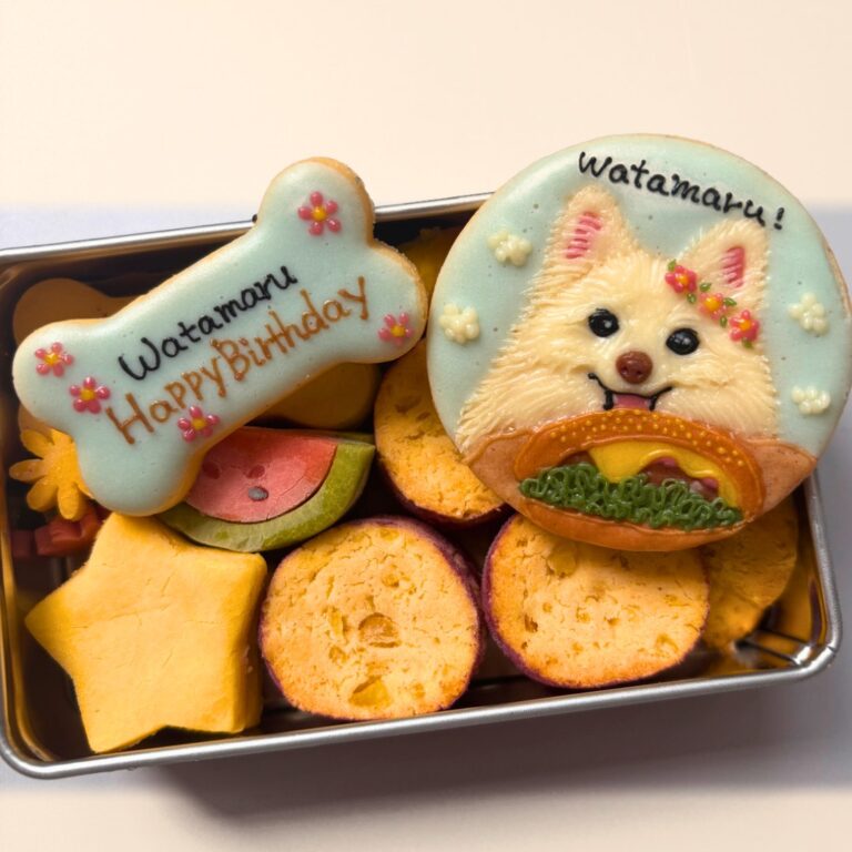 犬用クッキー缶｜LOULOU PETCAKE