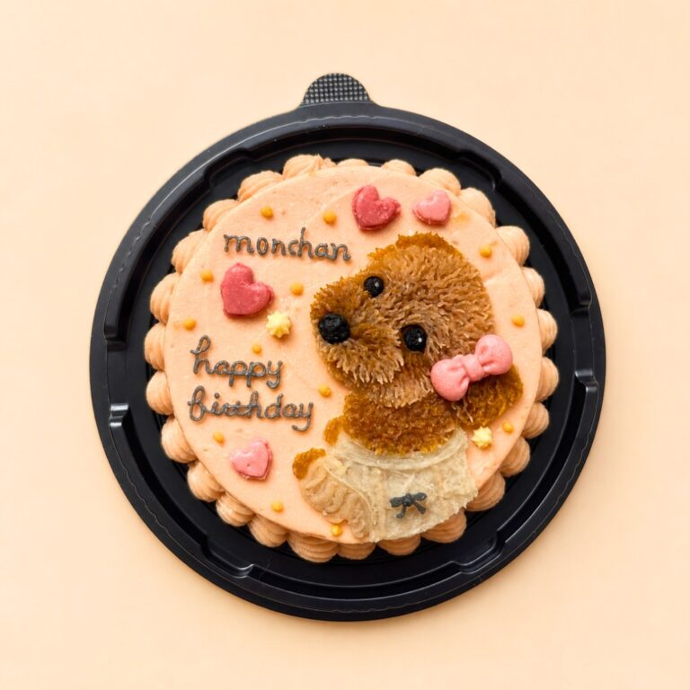 犬用オーダーケーキ 似顔絵｜LOULOU PETCAKE