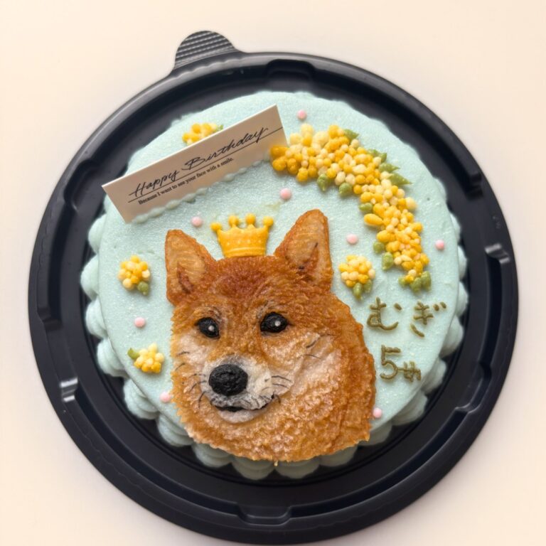 犬用オーダーケーキ 似顔絵｜LOULOU PETCAKE